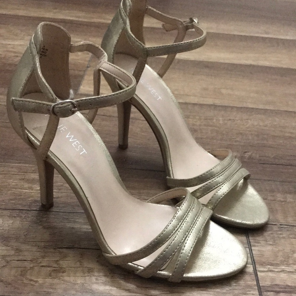 Nine West Gold Heels